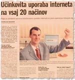 U�inkovita uporaba interneta na vsaj 20 na�inov